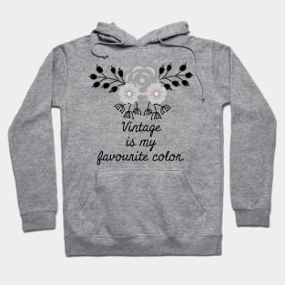 Cozy Country House Design Black Hoodie